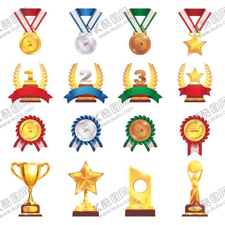 编号：57176004172147221773【酷图网】源文件下载-奖牌奖杯