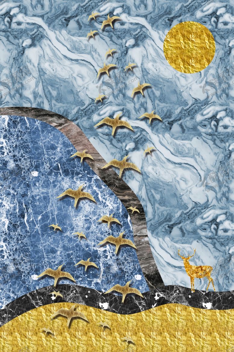 编号：13380509221817597183【酷图网】源文件下载-抽象装饰画