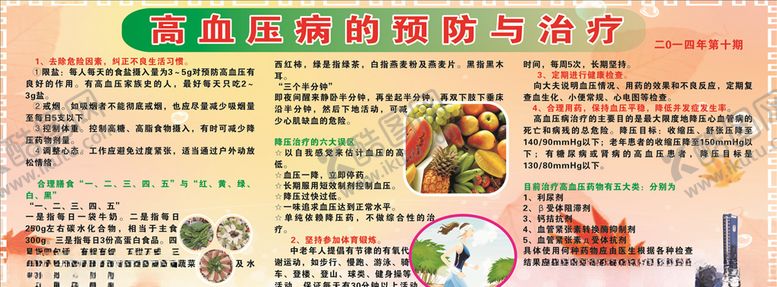 编号：48952909281313131952【酷图网】源文件下载-高血压健康宣传栏