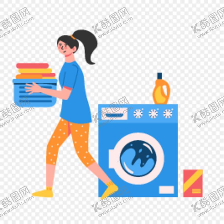 编号：92175601170047365616【酷图网】源文件下载-做家务插画