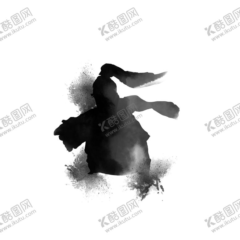 编号：46255806281419305907【酷图网】源文件下载-功夫人物剪影