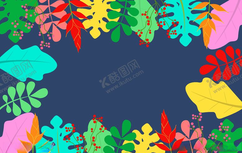 编号：86092309221714037107【酷图网】源文件下载-叶子背景