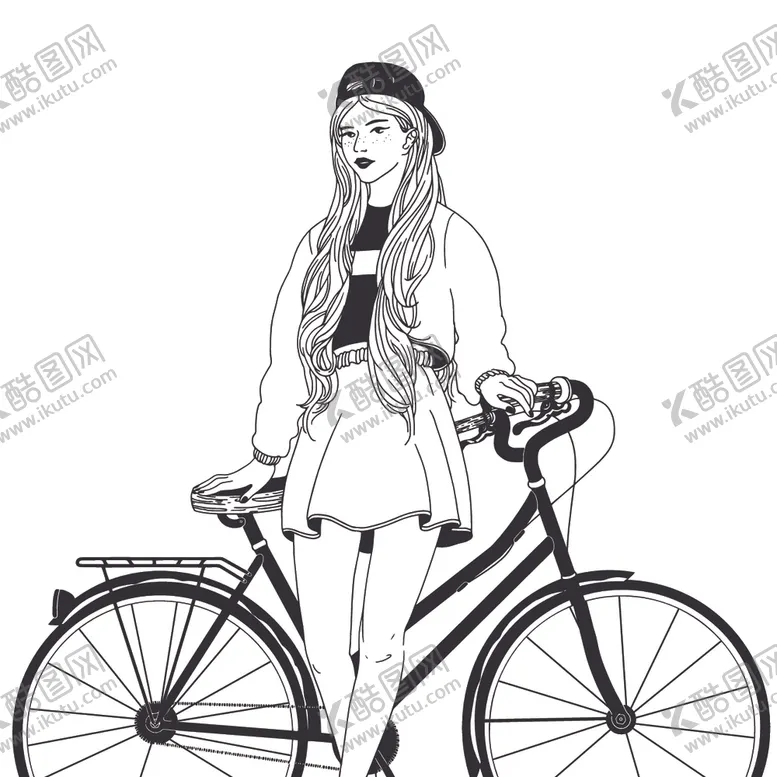 编号：54804802090748013159【酷图网】源文件下载-骑单车