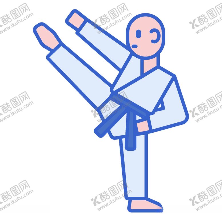 编号：32475109231407396984【酷图网】源文件下载-跆拳道小图标