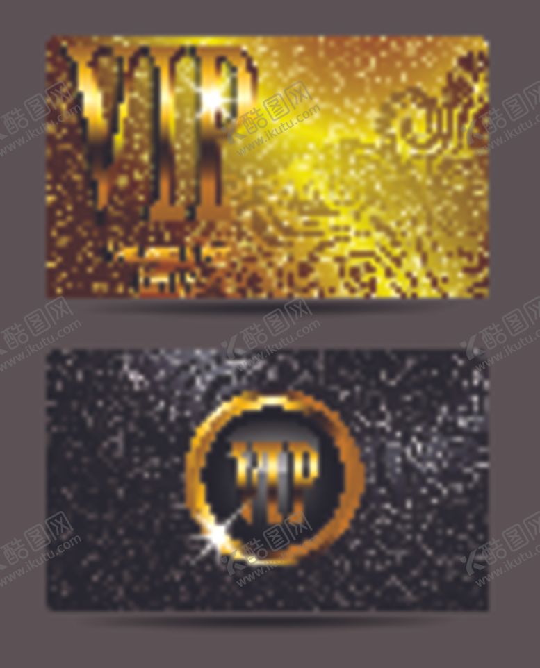 编号：67611609221652219942【酷图网】源文件下载-VIP卡名片卡片