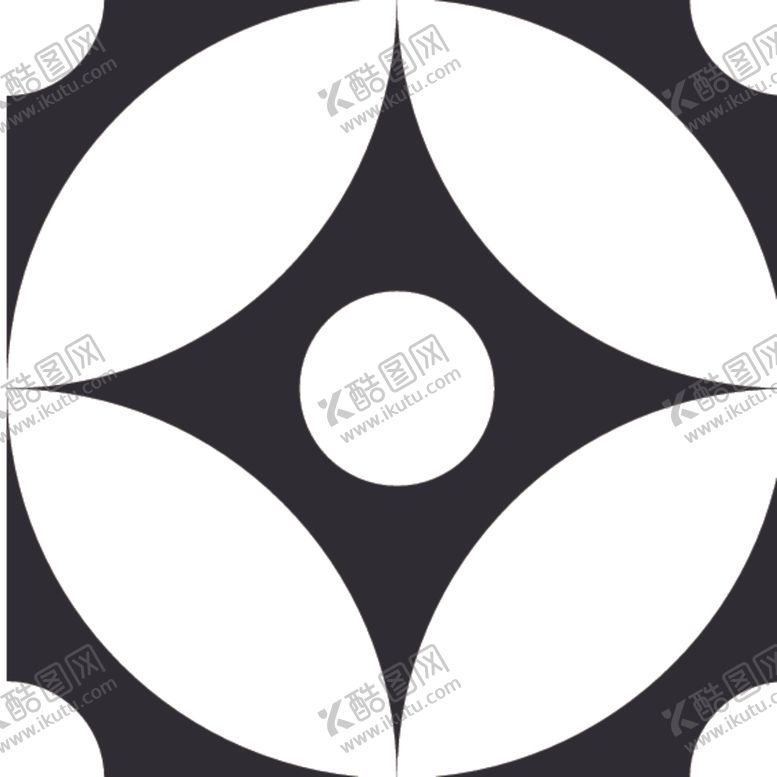 编号：29567309291956024511【酷图网】源文件下载-黑白简约花纹图案设计