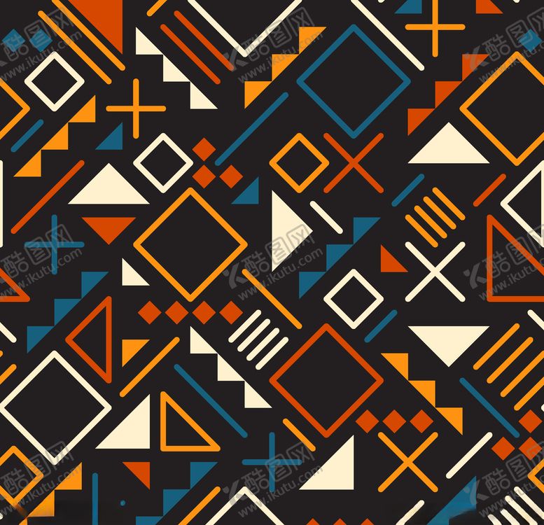 编号：43653909261408462930【酷图网】源文件下载-波西米亚风潮流民族几何图