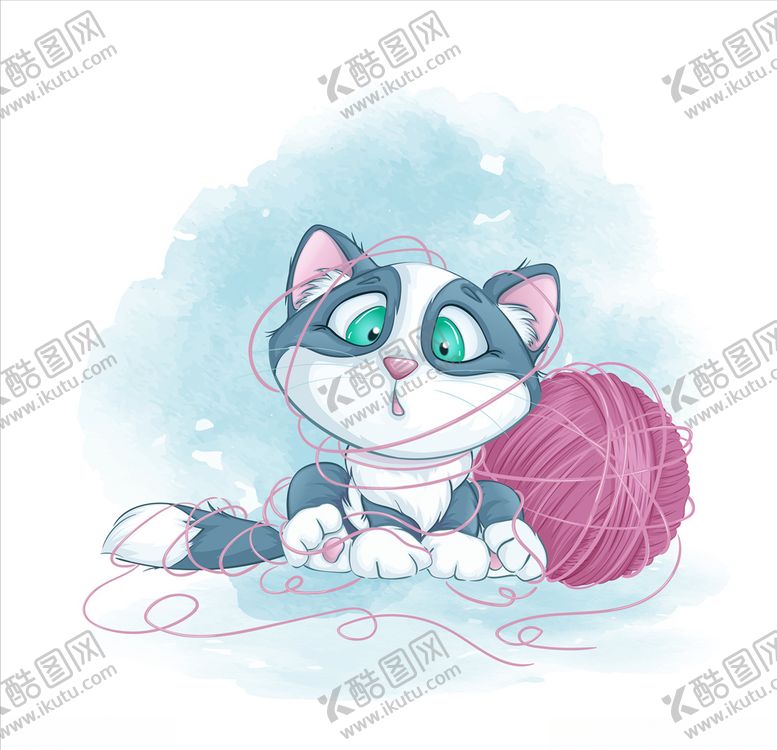 编号：37736407091539349476【酷图网】源文件下载-卡通猫咪
