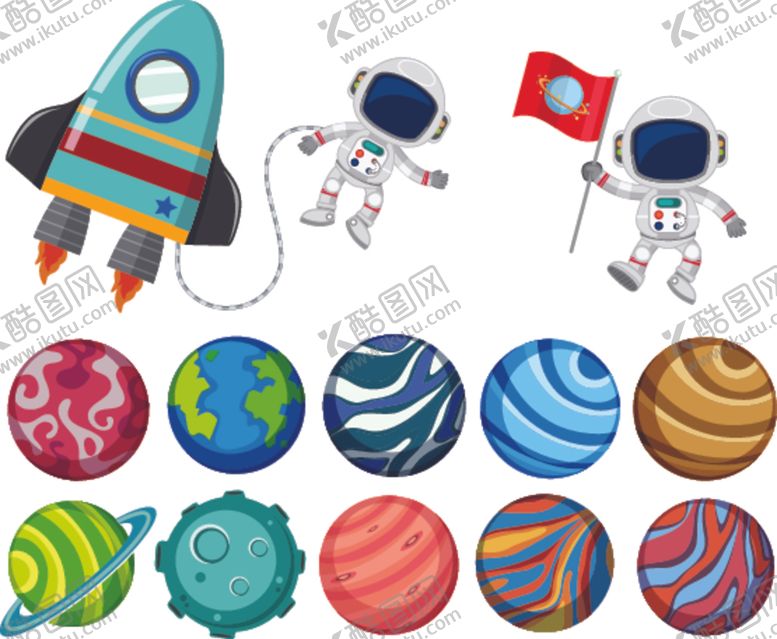 编号：68183905030002506271【酷图网】源文件下载-卡通太空宇宙