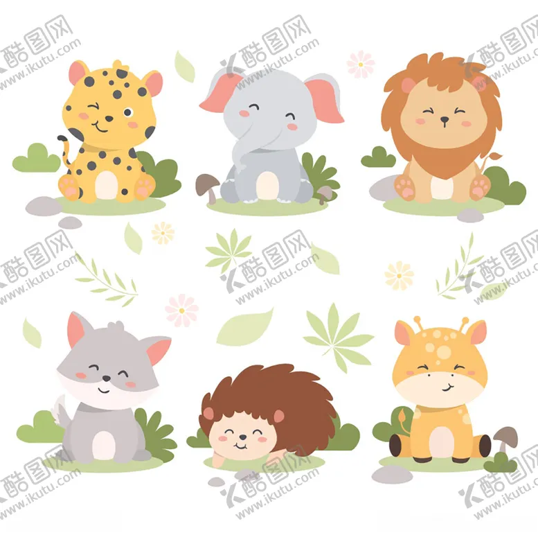 编号：35509206300612535389【酷图网】源文件下载-动物插画图片