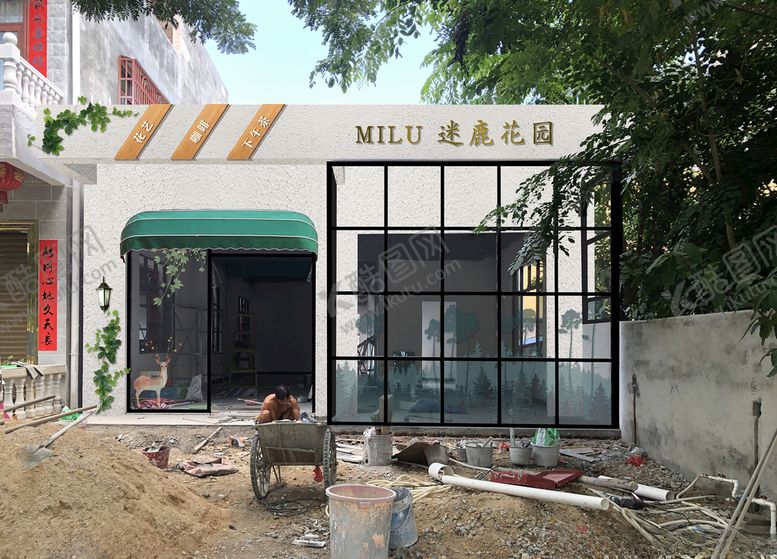 编号：43096809220057387737【酷图网】源文件下载-咖啡店门头