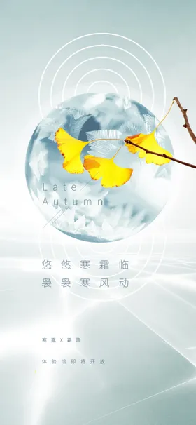 霜降素材朋友圈图广告设计