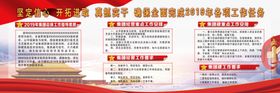 制度展板古典可编辑中式分层
