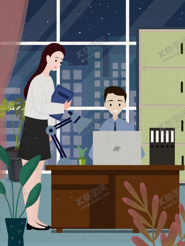 编号：79348405090305546530【酷图网】源文件下载-创意卡通插画图案