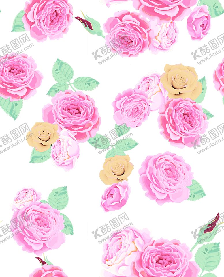 编号：84765910052256050195【酷图网】源文件下载-大牌花 手绘花