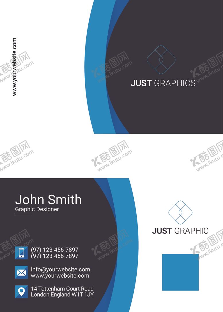 编号：56657810031019231205【酷图网】源文件下载-矢量名片模板