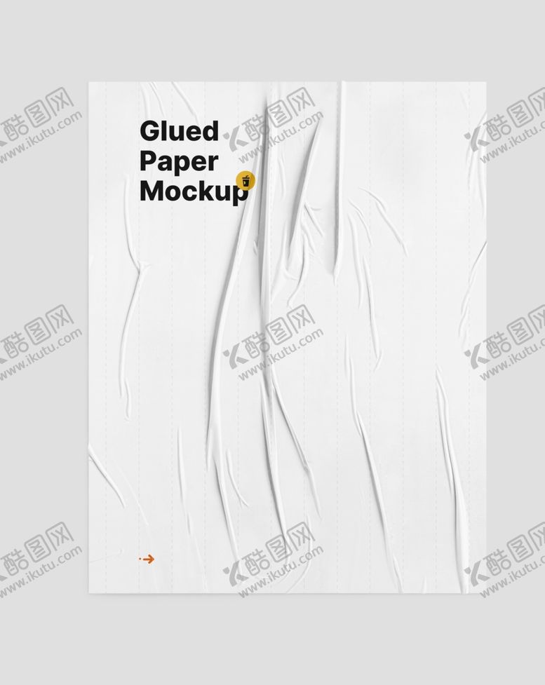 编号：69668310251822108493【酷图网】源文件下载-褶皱纸张效果