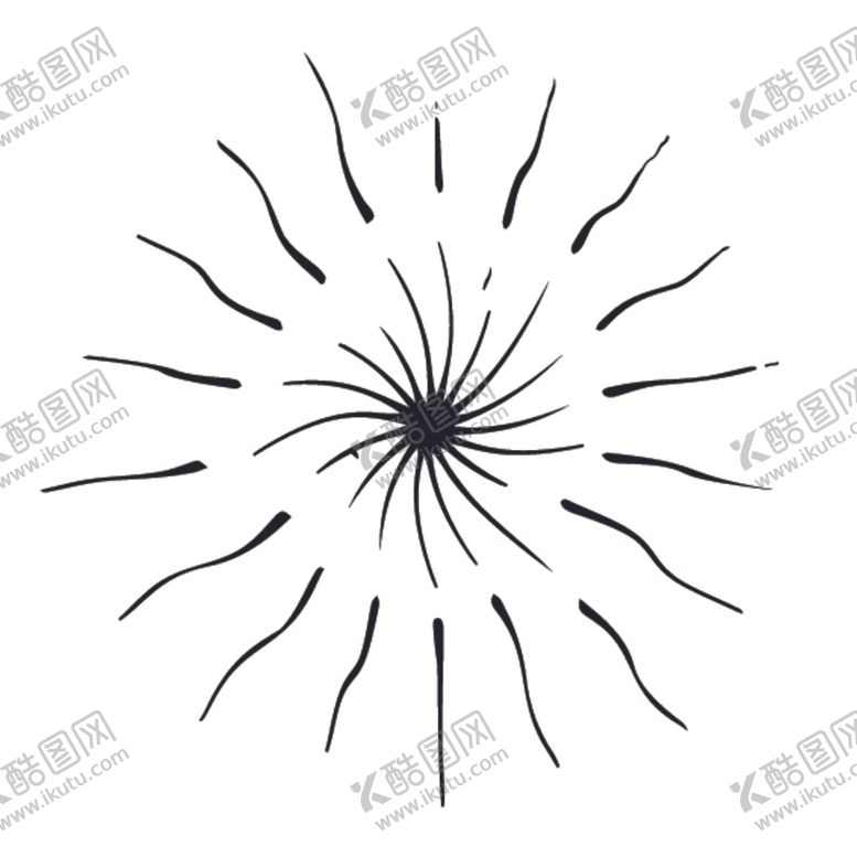 编号：87270409281810322921【酷图网】源文件下载-扩散线条简笔图案