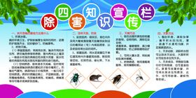 讲卫生除四害社会公益宣传展板