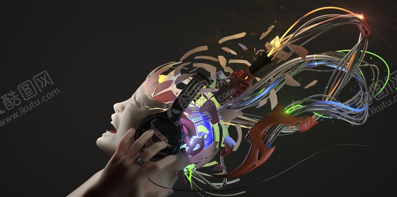 编号：65331909171053023608【酷图网】源文件下载-赛博朋克风未来科技插画