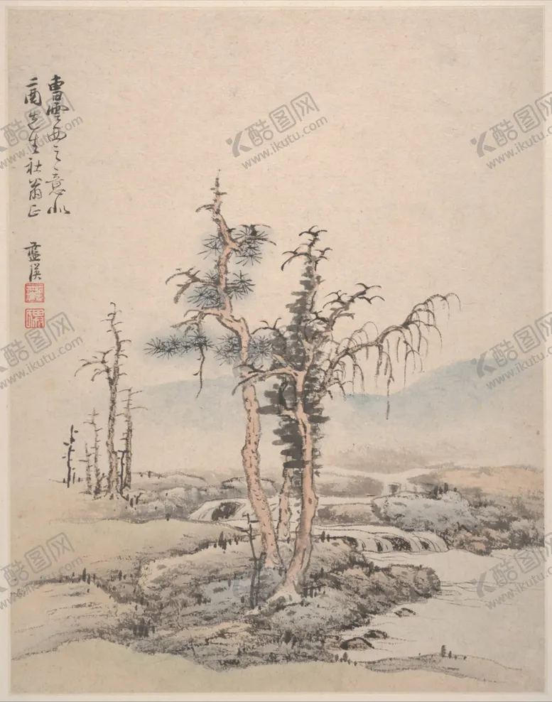 编号：36636001230036176330【酷图网】源文件下载-山水画  