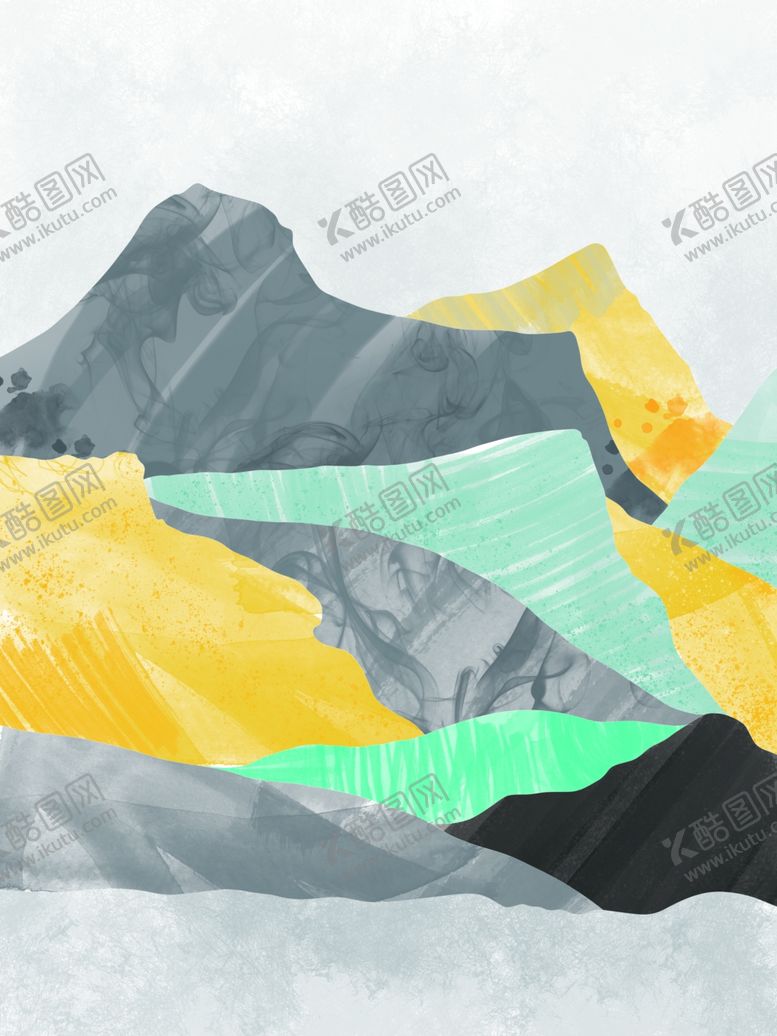 编号：33429007011845292616【酷图网】源文件下载-水墨装饰画