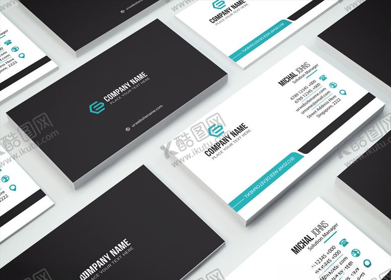 编号：11510710081105405109【酷图网】源文件下载-矢量名片模板