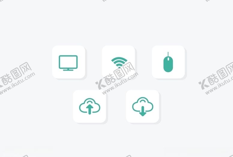 编号：63725210262022194269【酷图网】源文件下载-电脑WIFI鼠标上传下载网络云