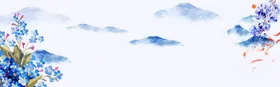 BANNER背景展板黄色地产时尚
