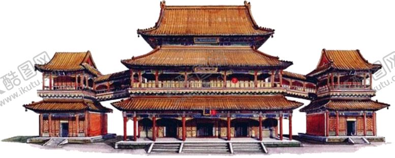 编号：81747705190603587055【酷图网】源文件下载-宫殿传统古风装饰海报素材