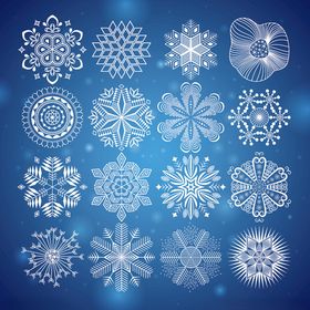精美雪花图案集合