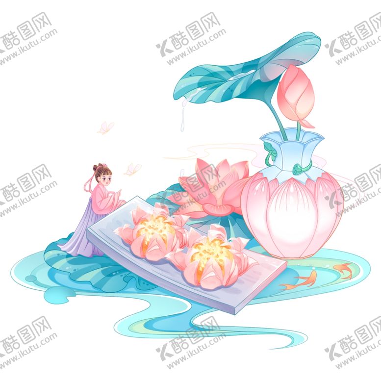 编号：89922701260301247411【酷图网】源文件下载-荷花素材