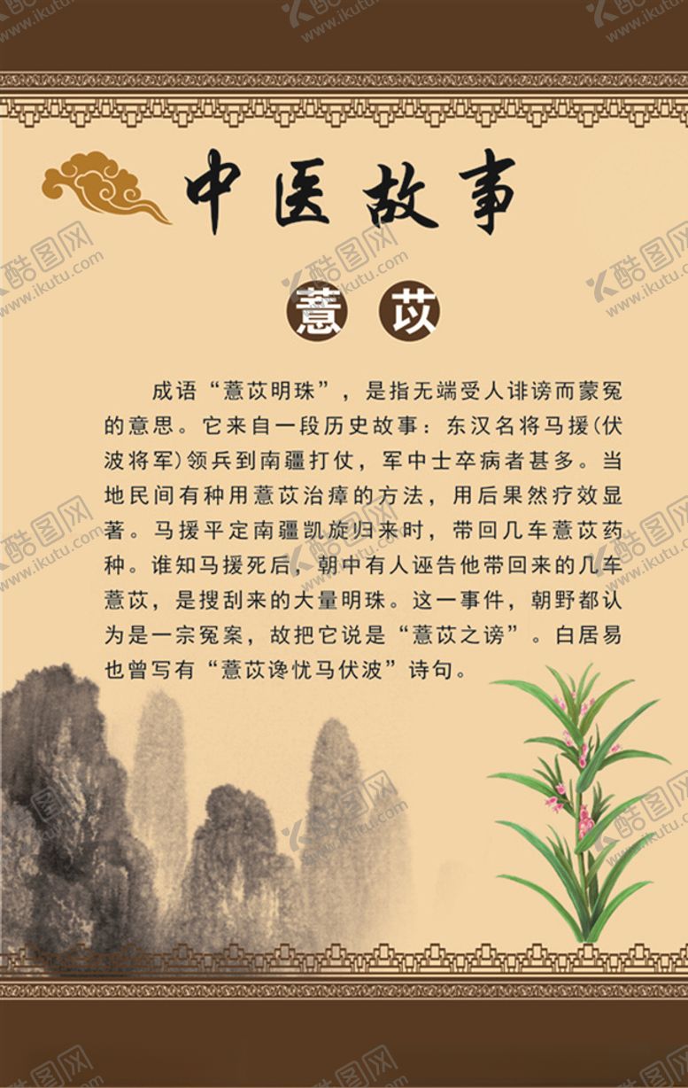 编号：47315910221137058299【酷图网】源文件下载-薏苡