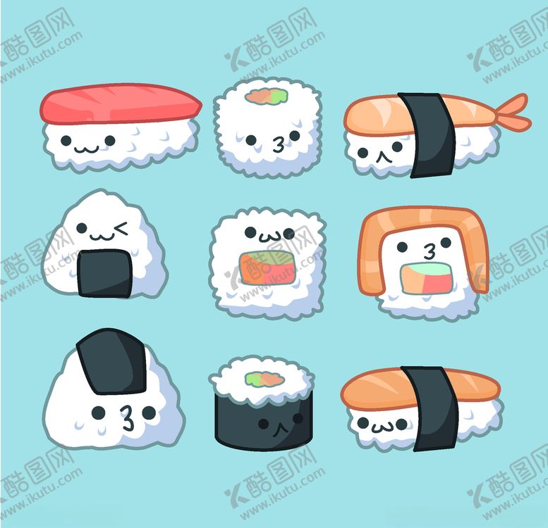 编号：10479107140418535727【酷图网】源文件下载-可爱食物