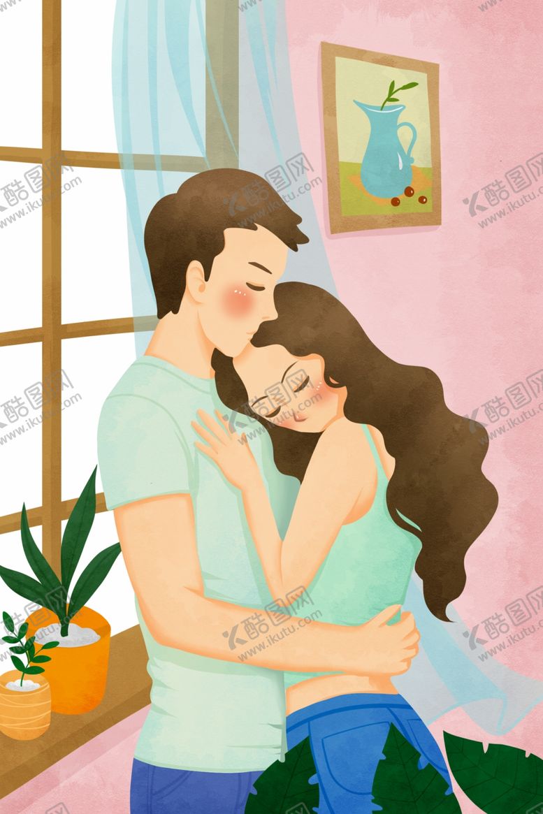 编号：40783009151901383090【酷图网】源文件下载-情人节插画