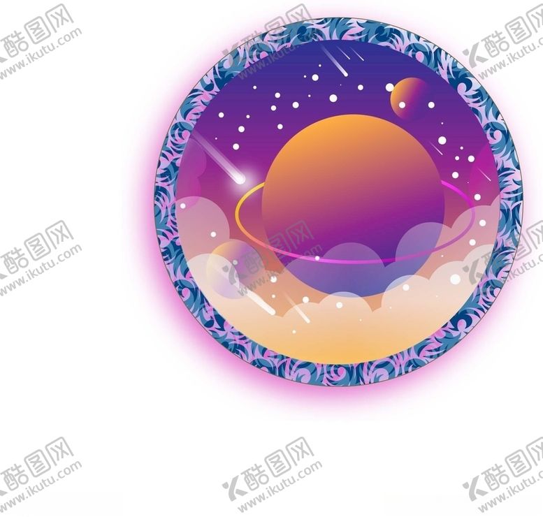 编号：83529110052342351344【酷图网】源文件下载-星球插画
