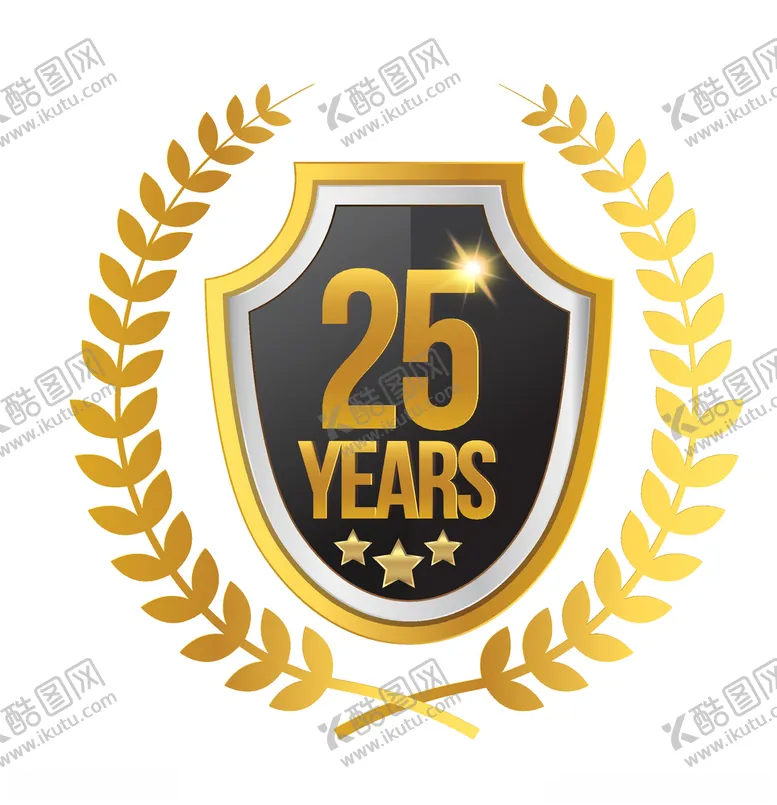 编号：89199704280559445246【酷图网】源文件下载-金色土豪金周年庆矢量标签