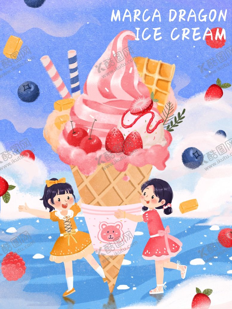 编号：93956809202100448751【酷图网】源文件下载-冰淇淋
