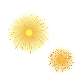 烟火烟花绚烂爆竹矢量