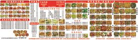 面价格表