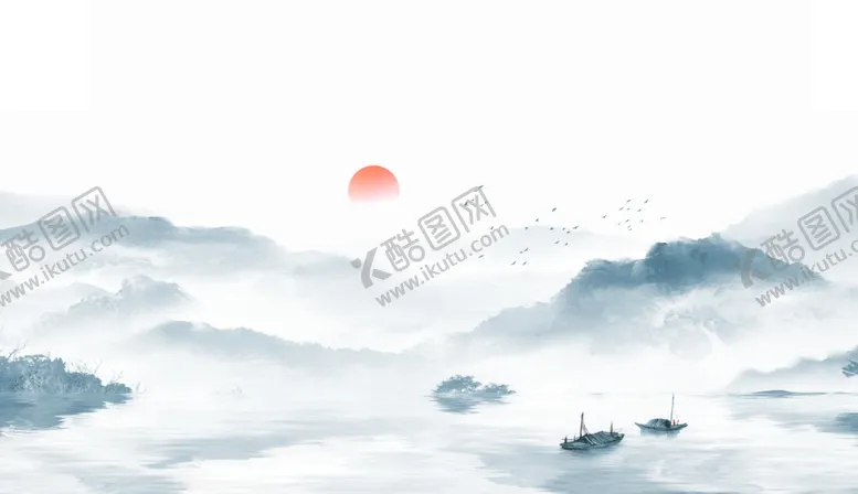 编号：34177401260452062174【酷图网】源文件下载-水墨山水背景