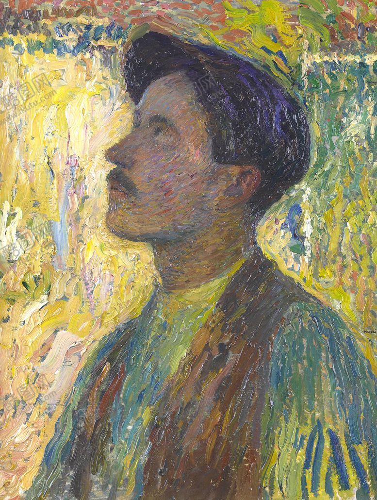 编号：37228410091524079831【酷图网】源文件下载-印象派人物油画