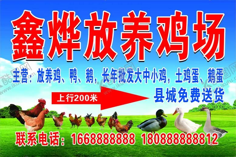 编号：33511003062101435908【酷图网】源文件下载-放养鸡场