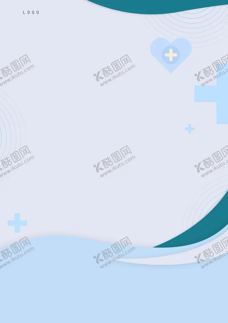 编号：73545702111954379865【酷图网】源文件下载-医院文化墙蔚蓝色背景