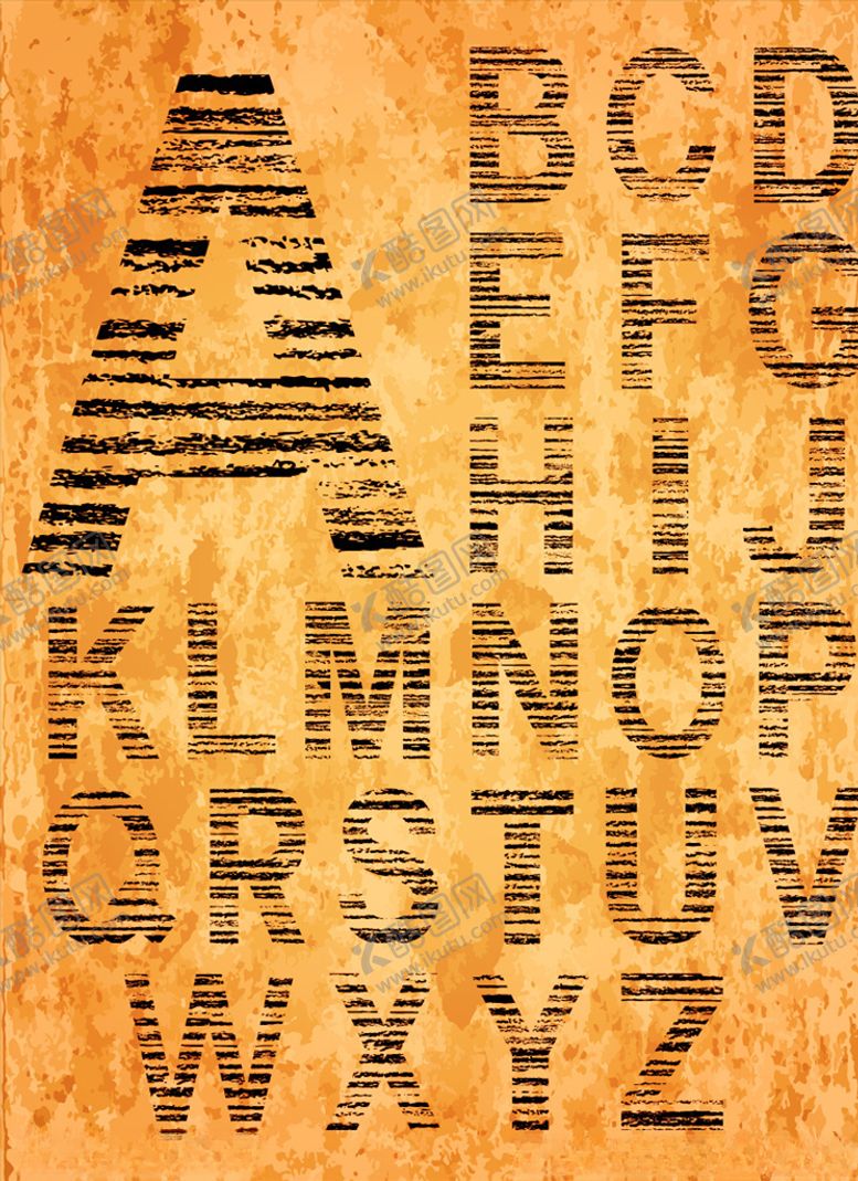 编号：76246509211401582809【酷图网】源文件下载-卡通字母