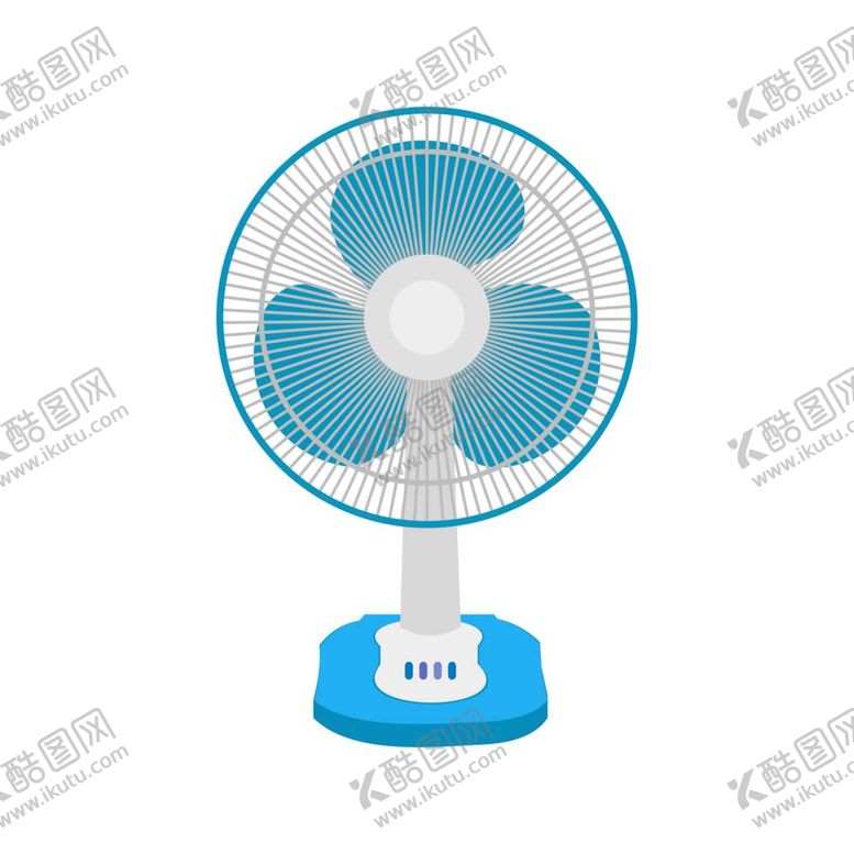 编号：52266211290323577254【酷图网】源文件下载-卡通电风扇