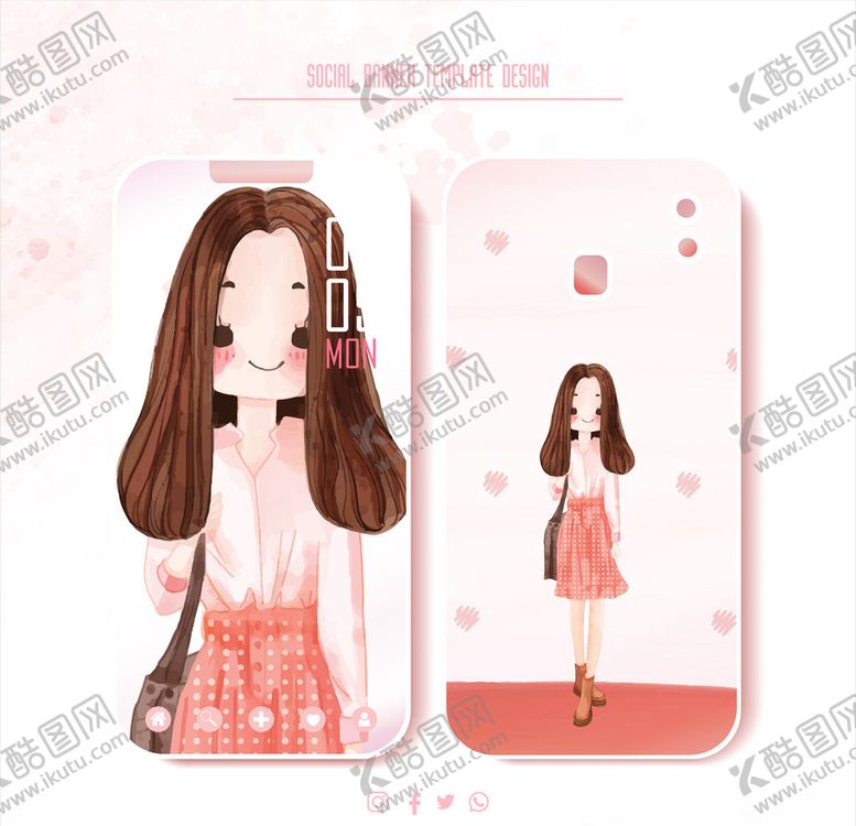 编号：57743211011948536060【酷图网】源文件下载-时尚少女背景