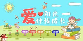 儿童阅读文化墙展板