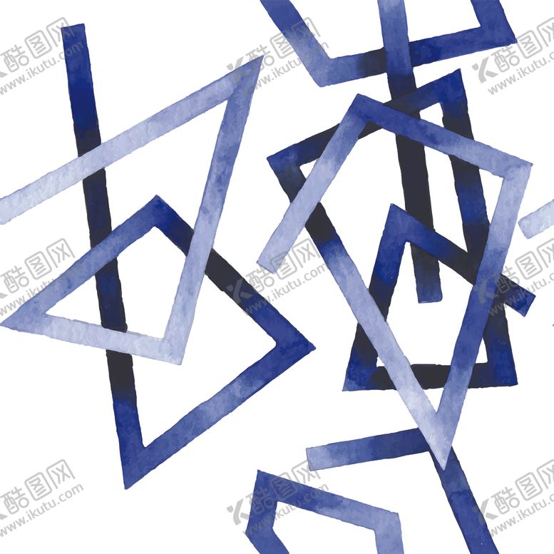 编号：70393910221409134551【酷图网】源文件下载-抽象水彩涂鸦装饰画