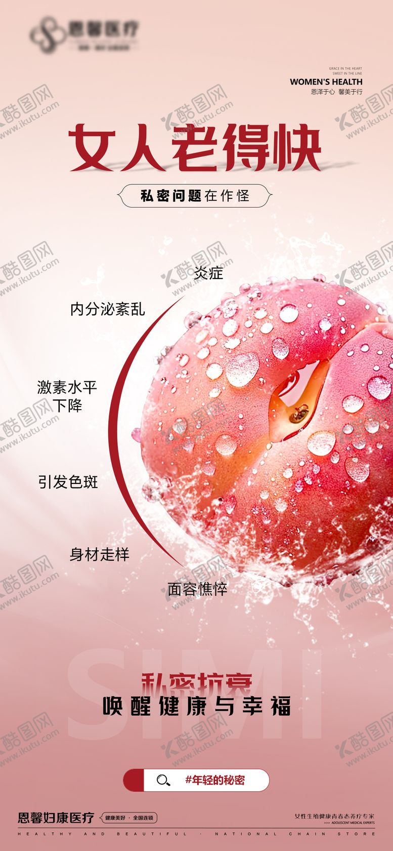 编号：43477308201139488440【酷图网】源文件下载-私密抗衰海报